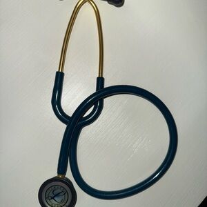 Like new Gold and Caribbean Blue Littmann Classic III Stethoscope